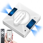 Raamreinigingsrobot Liectroux YW509, 4-zijdige Waterverneveling, Robotreiniger voor Glas, Vloeren en Muurtegels, Robotstofzuiger voor Ramen, Intelligente Navigatie, Meervoudig Veiligheidssysteem, Werkt op Kozijnloos Glas, Spraakmeldingen